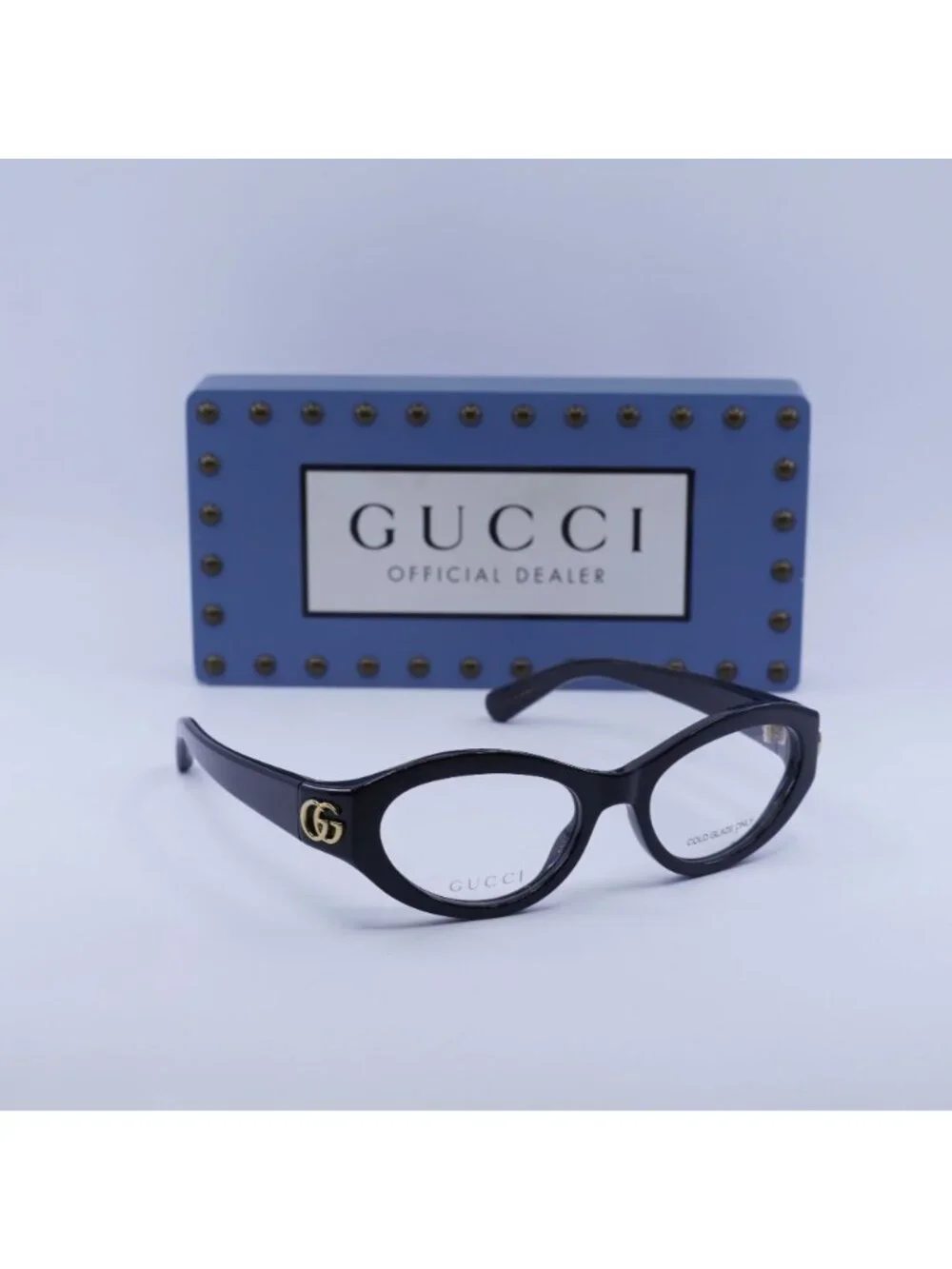 Gucci GG1405O 001 Cat Eye Eyeglasses 51mm - Black